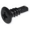 Tornillo autoperforante cabeza remache negro, longitud 16 mm